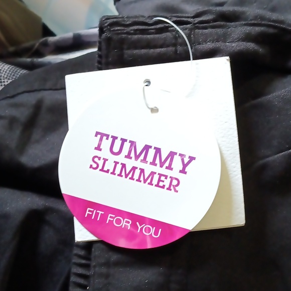 NWT Tummy Slimmer Discreet Control Panels Slim Your Midsection Women Short 22 W - Picture 6 of 10